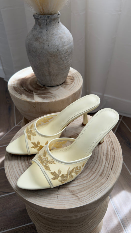 Mules Aurore Dorée